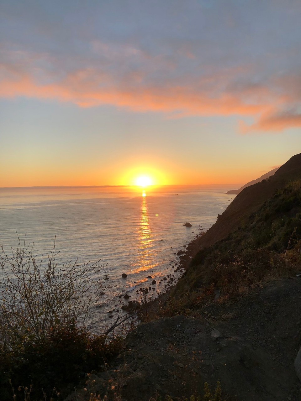 Vereinigte Staaten - Cambria - Sonnenuntergang nahe Big Sur