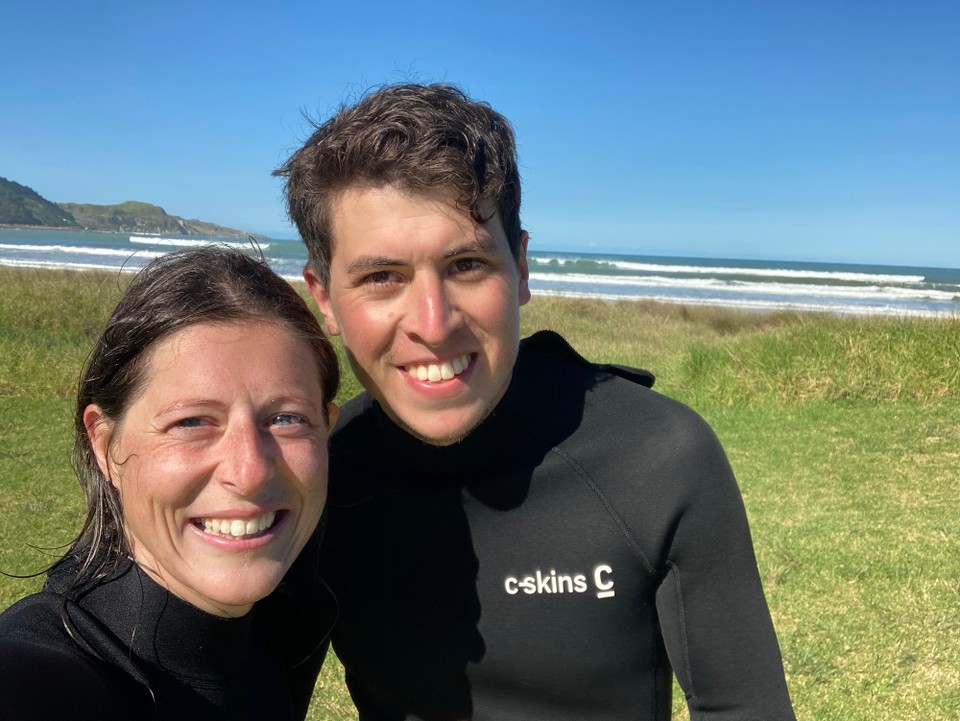 Neuseeland - Gisborne - Überglücklich und bereit für die nächsten Wellen (an einem anderen Tag…) 🥳