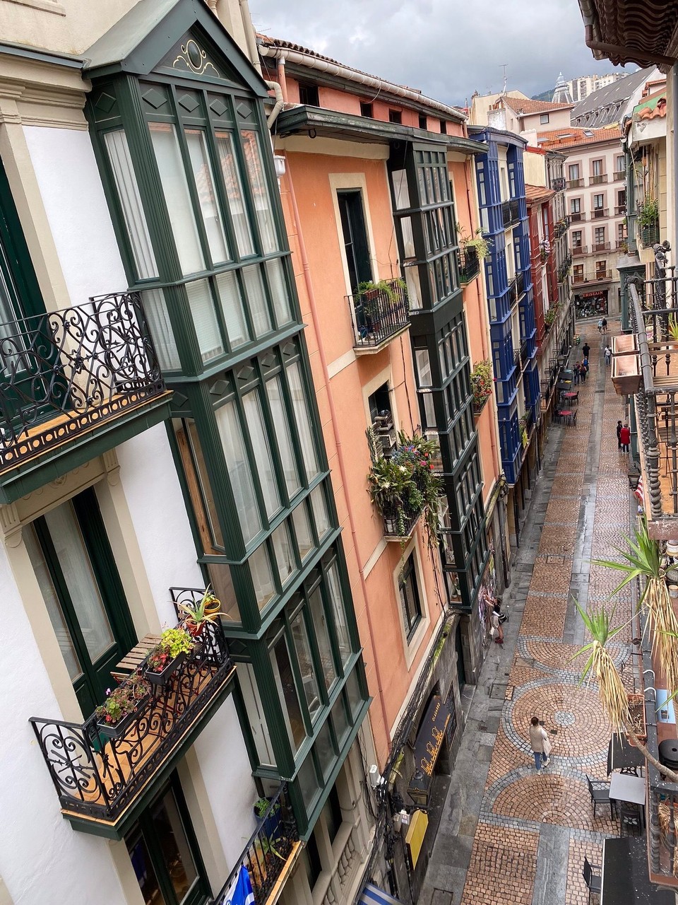 Spanien - Bilbao - Blick aus dem Hotelfenster.