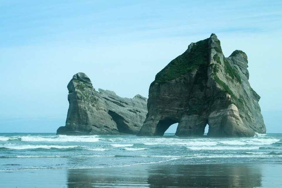Neuseeland - Farewell Spit - Wharariki Beach...