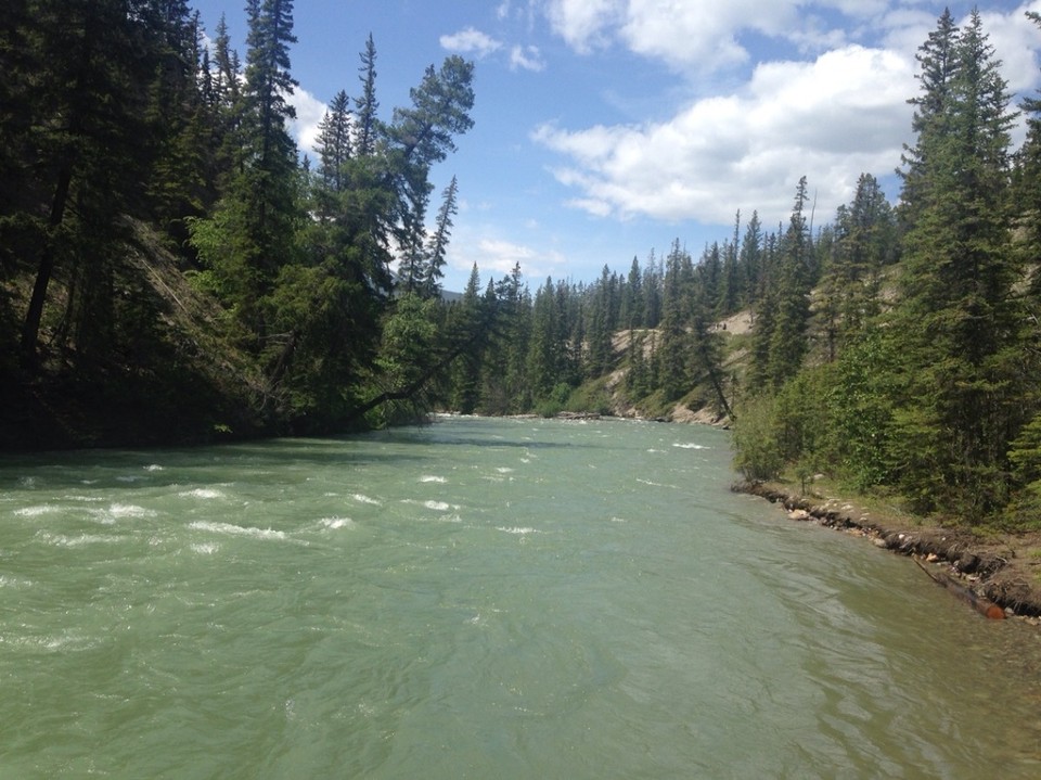 Canada - Jasper - Mooie rivier hoor.