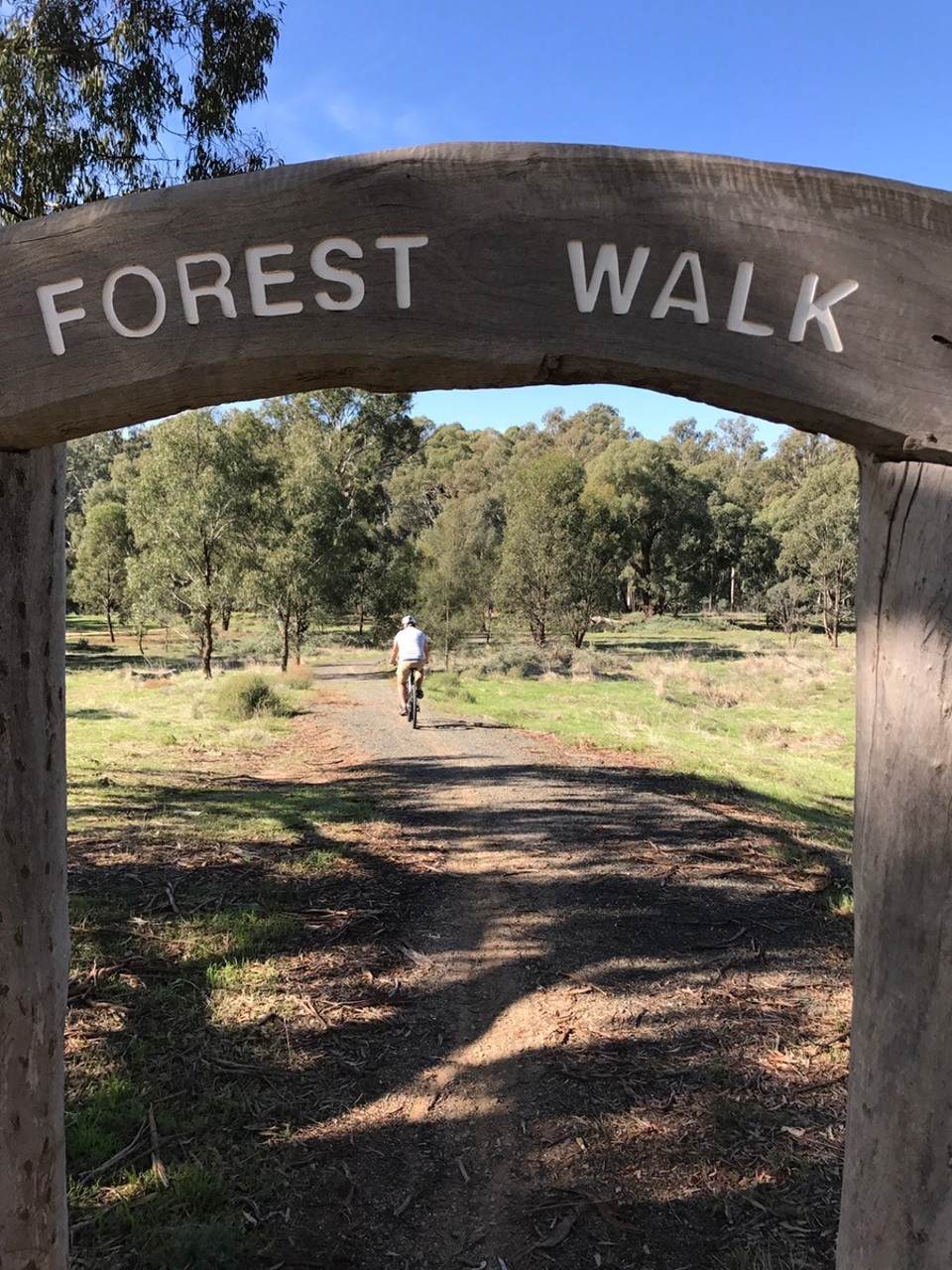 Australia - Mathoura - Start of Forest walk... ride !