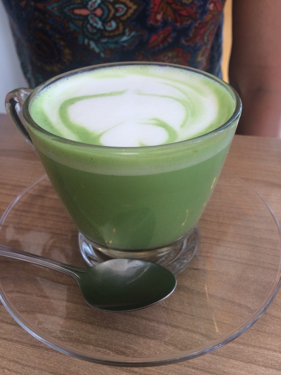 Thailand - Rawai - Green Tea Latte, schmeckt besser als er aussieht.