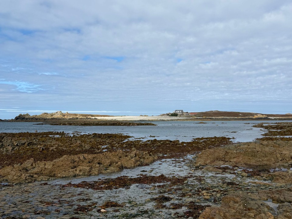 Vereinigtes Königreich - Castel - Insel Lihou, nur während Ebbe zu Fuss zu erreichen. 