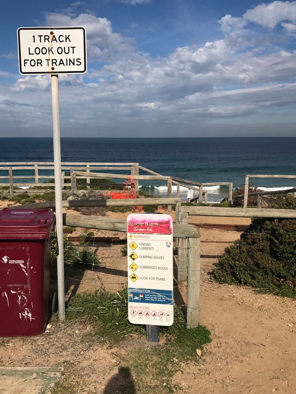 Australia - Victor Harbour - On our pushys to port elliot 