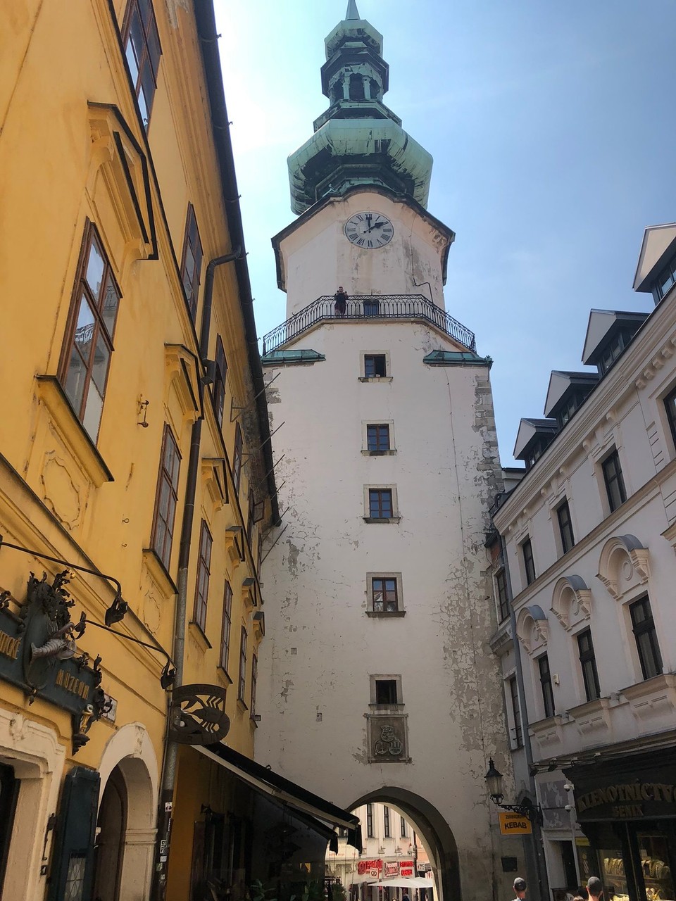 Slovakia - Bratislava - St. Michael’s tower & street
