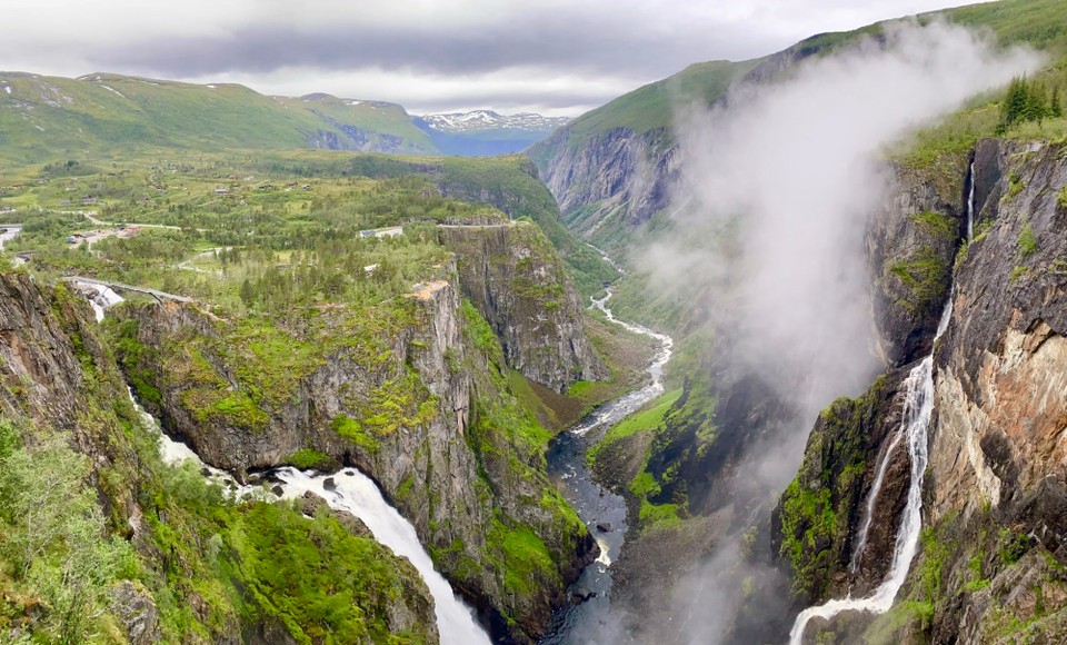 Norwegen - Vøringsfoss - Vøringfossen-Wasserfall 