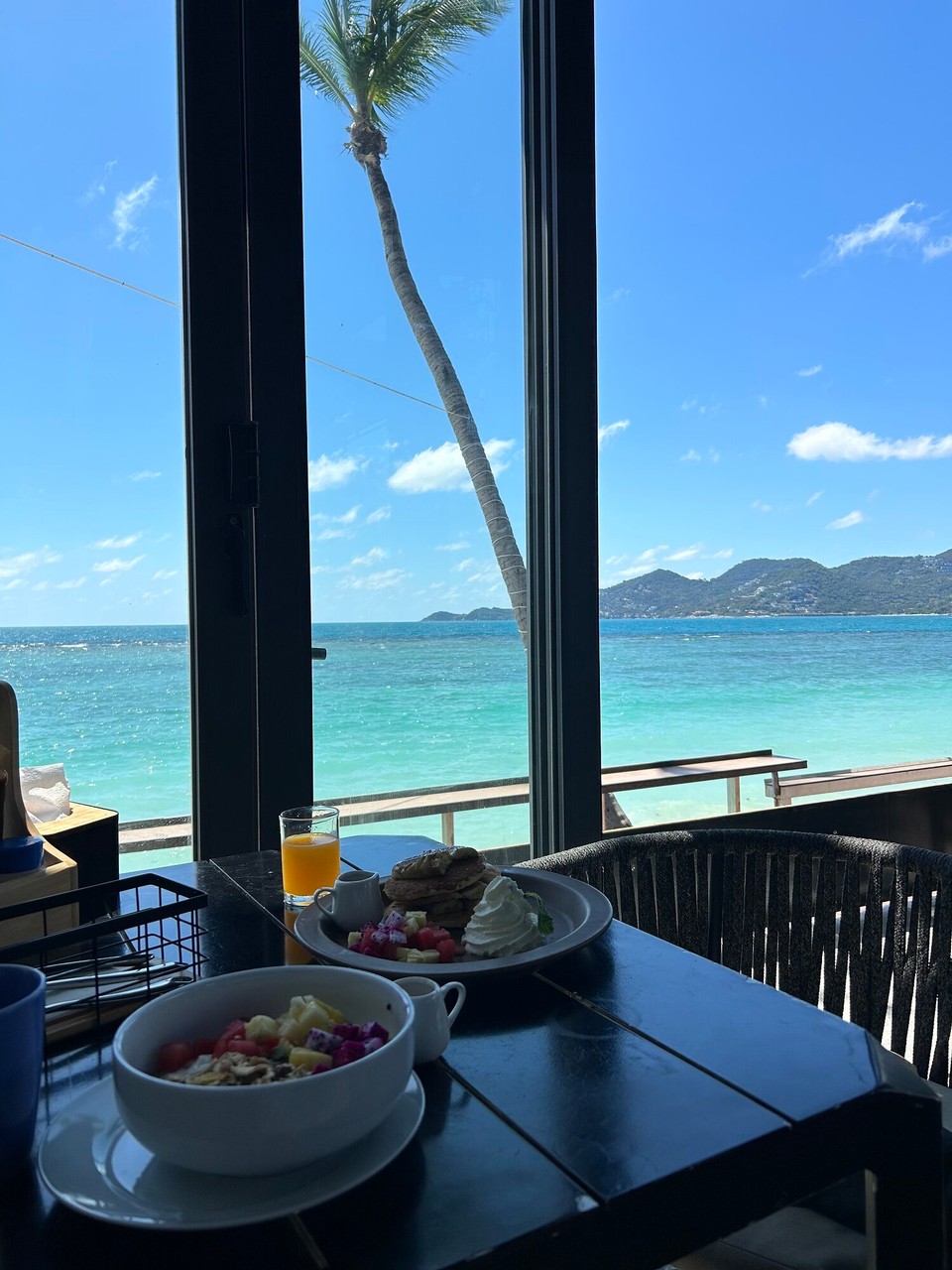 Thailand - Koh Samui - Frühstück am Meer. Was will man mehr?