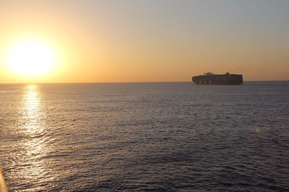 Oman - Salala - Die Sonne geht auf und 