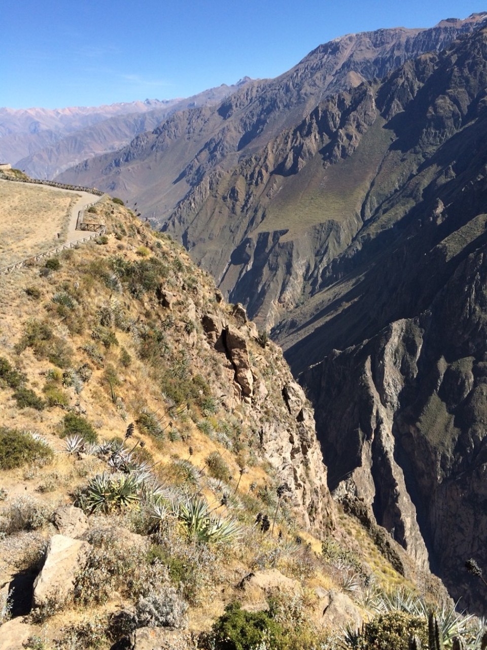 Peru - Arequipa - Das Colcatal ist fast 3x so tief wie der Grand Canyon