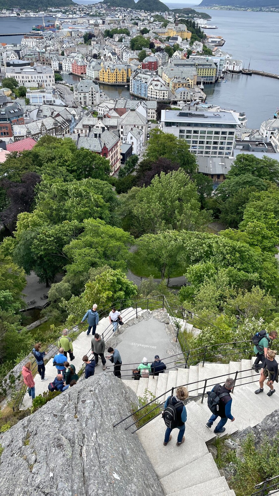 Norwegen - Ålesund - Auf zum Hausberg Aksla