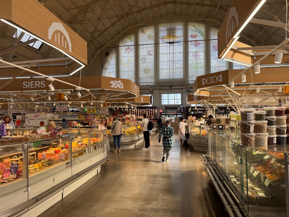 Lettland - Riga - Markthalle, hier sollten mal Zeppeline gebaut werden 