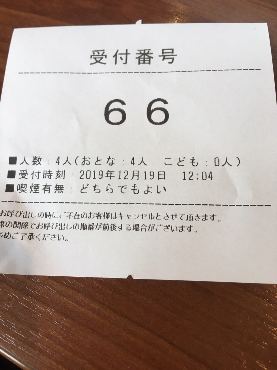 Japan - Taito-Ku - Gegessen haben wir in einem Restaurant in der Nähe des Tempels.
Zuerst musste ein „Wartezettel“ gezogen werden. 