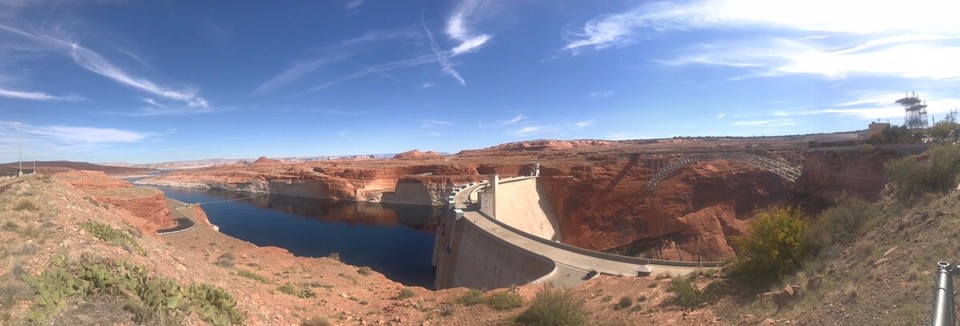 Vereinigte Staaten - Page - Glen Canyon Dam, zweitgrößter Dam der USA 🇺🇸 