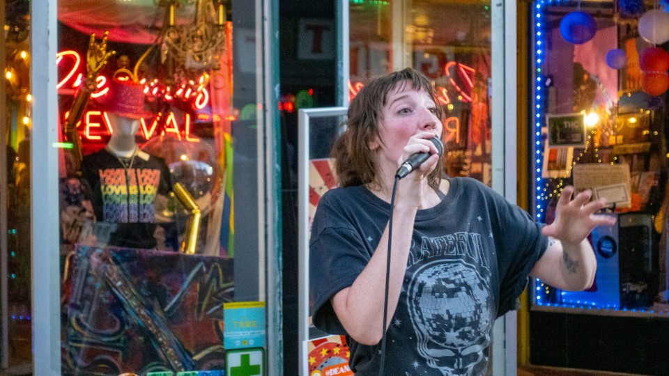 USA - Memphis - Das geht ja gut los, Straßenmusik. Kann man nicht dran vorbei.