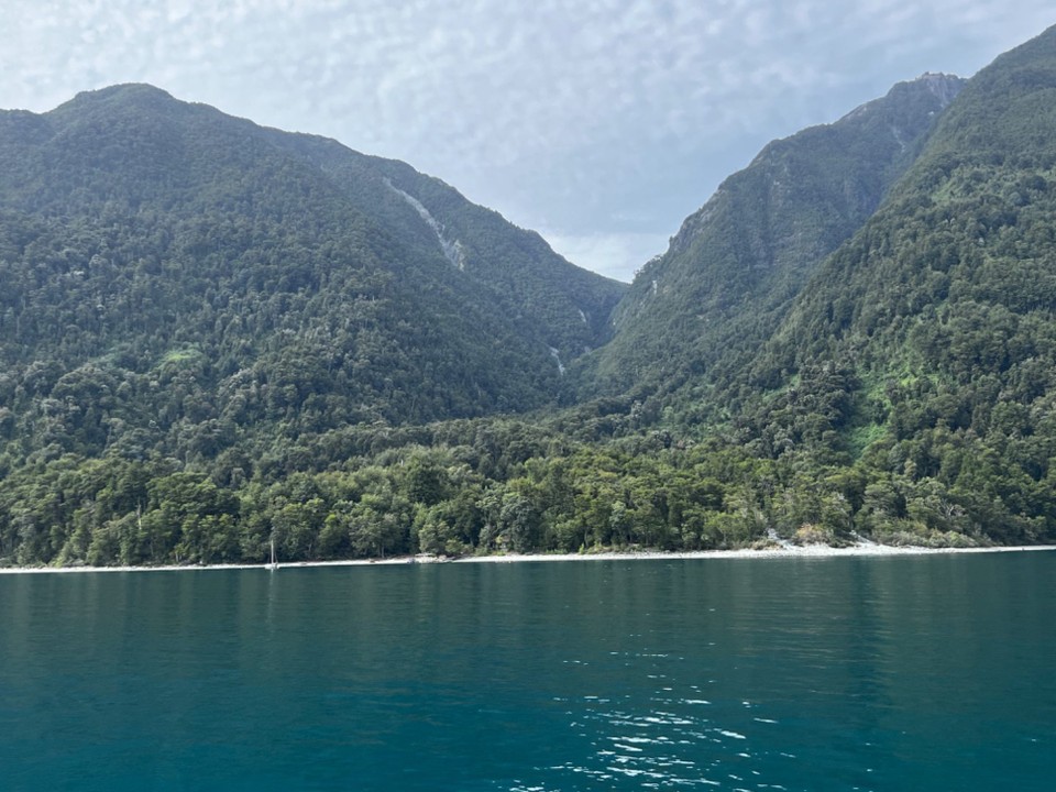 Chile - Puerto Montt - This beach is where the white water rafting starts for the Petrohue Falls