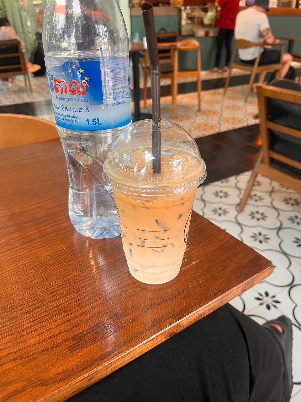 Cambodia - Siem Reap - An iced coffee to start the day is always the way! Up early today for the floating village