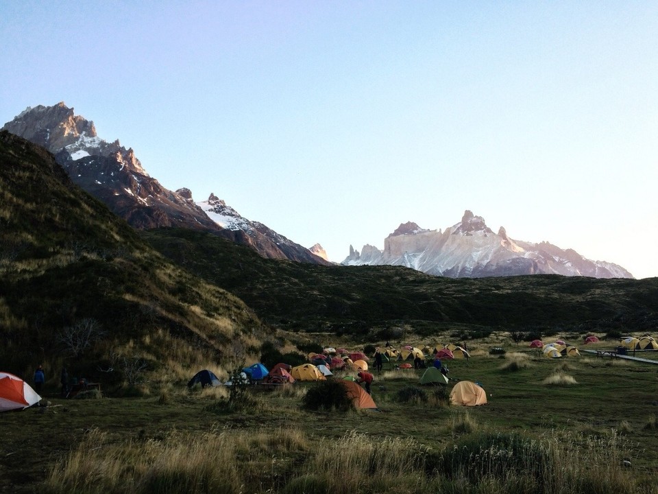 Chile - Torres del Paine - Ankunft in Paine Grande 