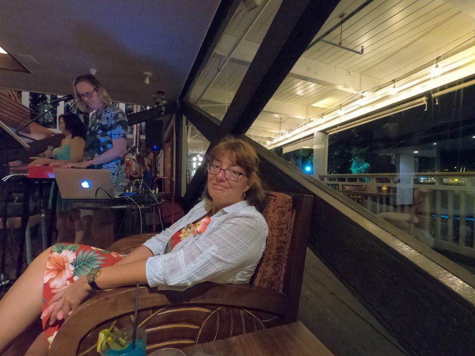 USA - Kailua-Kona - Abends mit der Band