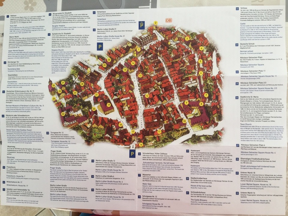 Germany - Henfenfeld - Hersbruck Old Town Map