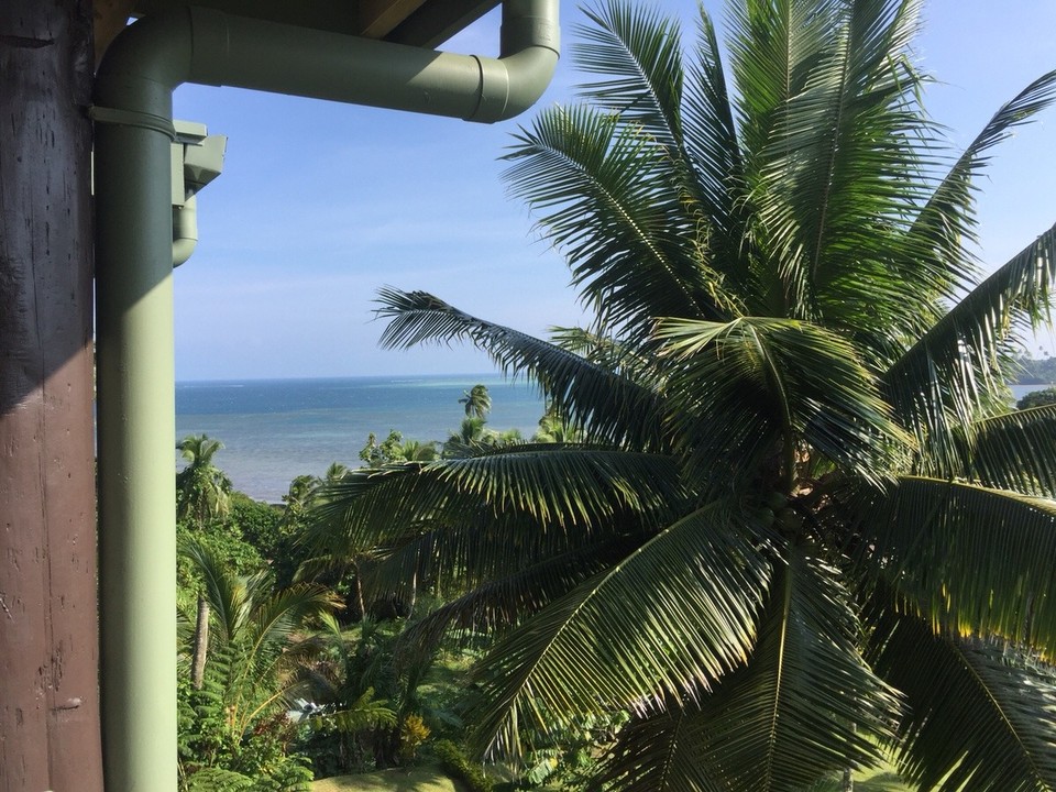 Fidschi -  - Ausblick von unserer Terrasse 