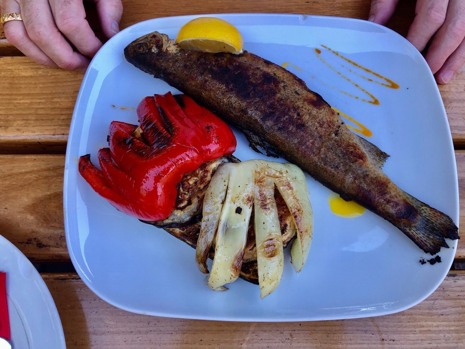 Kroatien - Slunj - Forellen bei Pedro