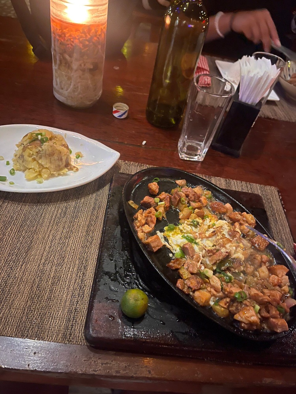 Philippines - San Juan - Tried pork siligog or however you spell it, was nice! 