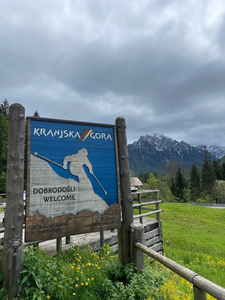 Slowenien - Rateče Planica - 1. Station in Slowenien 