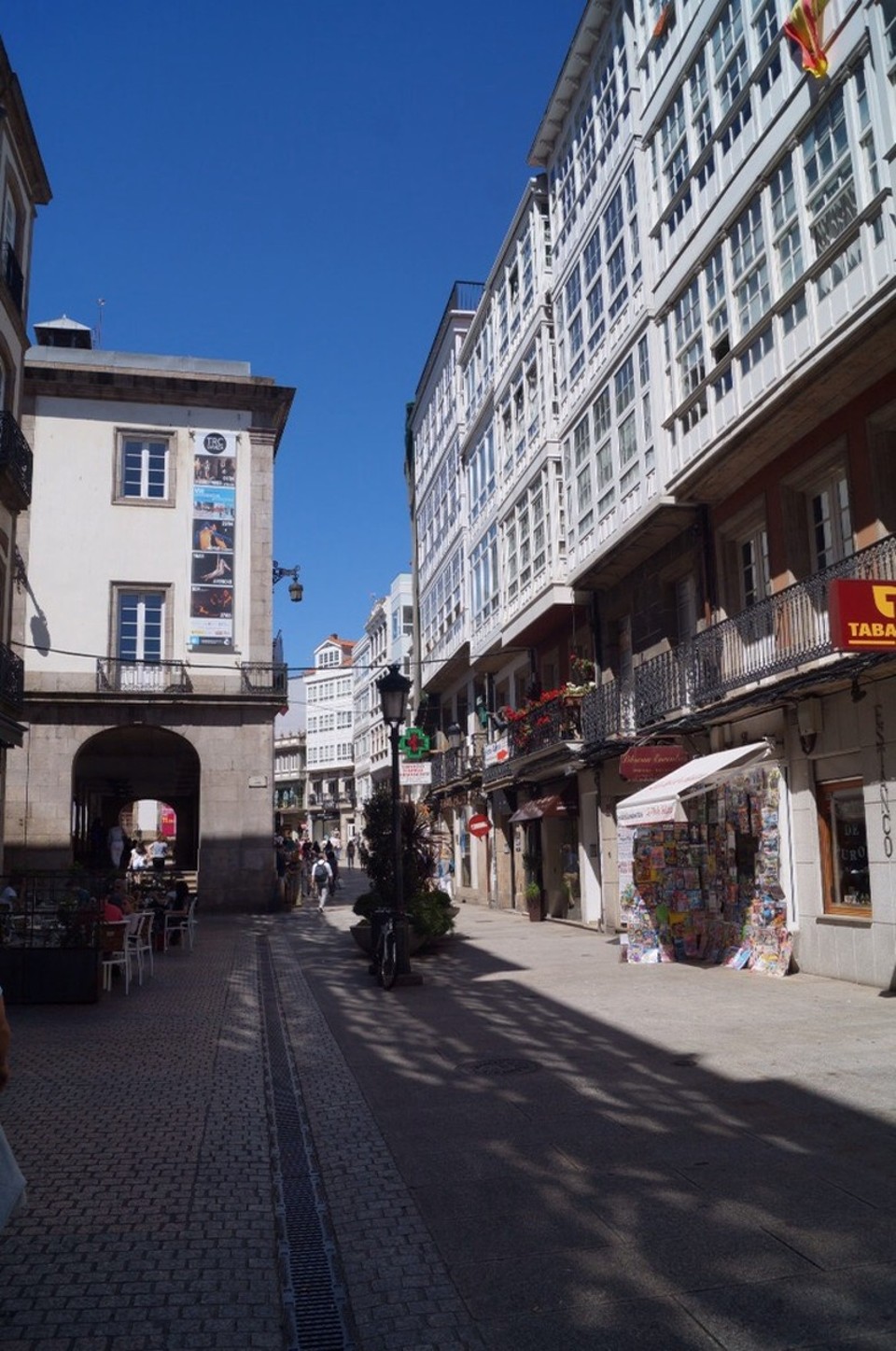 Spanien - A Coruña - Shopping Strassen, sind mehrere.