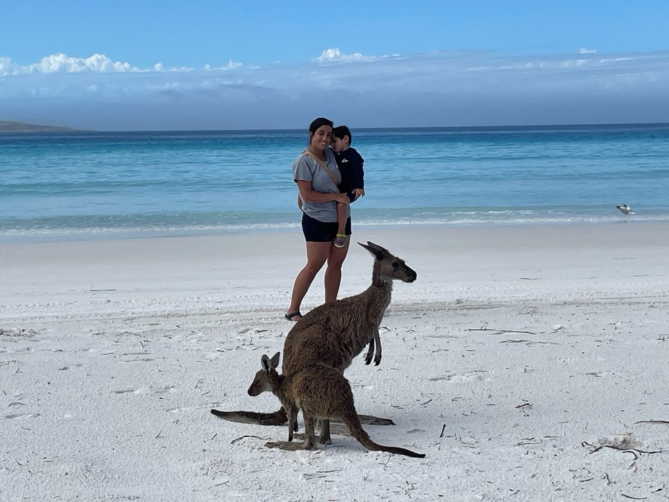 Australien - Cape Le Grand - Auch Elias war begeistert.