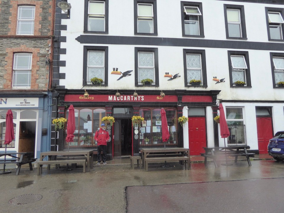 Ireland - Castletownbere - As it was still pouring with rain, the best option seemed to be a Guinness in the famous McCarthy’s Bar.