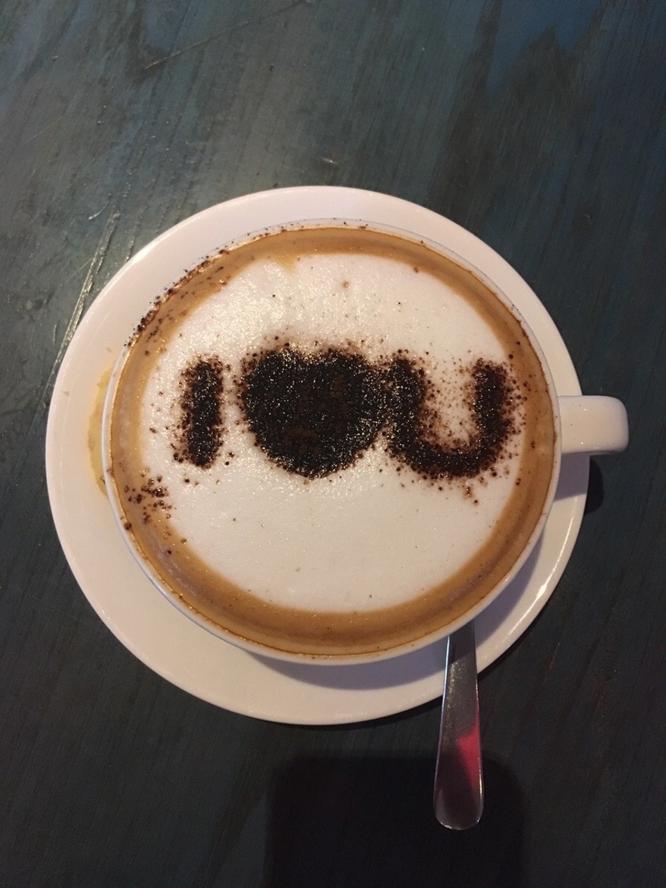 Taiwan - Dayuan - Süßer Cappuccino im Cafe