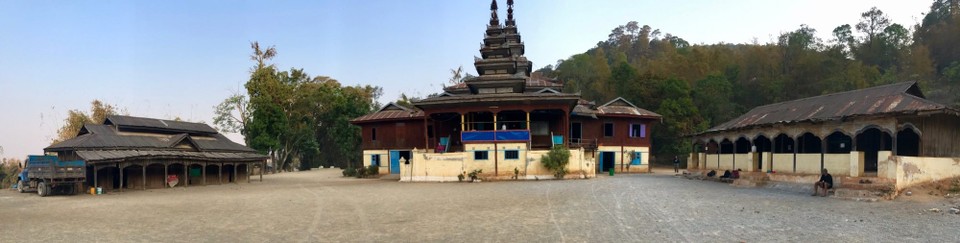 Myanmar (Burma) - Kalaw - Klosteret vi overnattet i