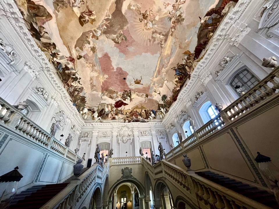 Deutschland - Würzburg - Treppenaufgang mit dem berühmten Fresco!