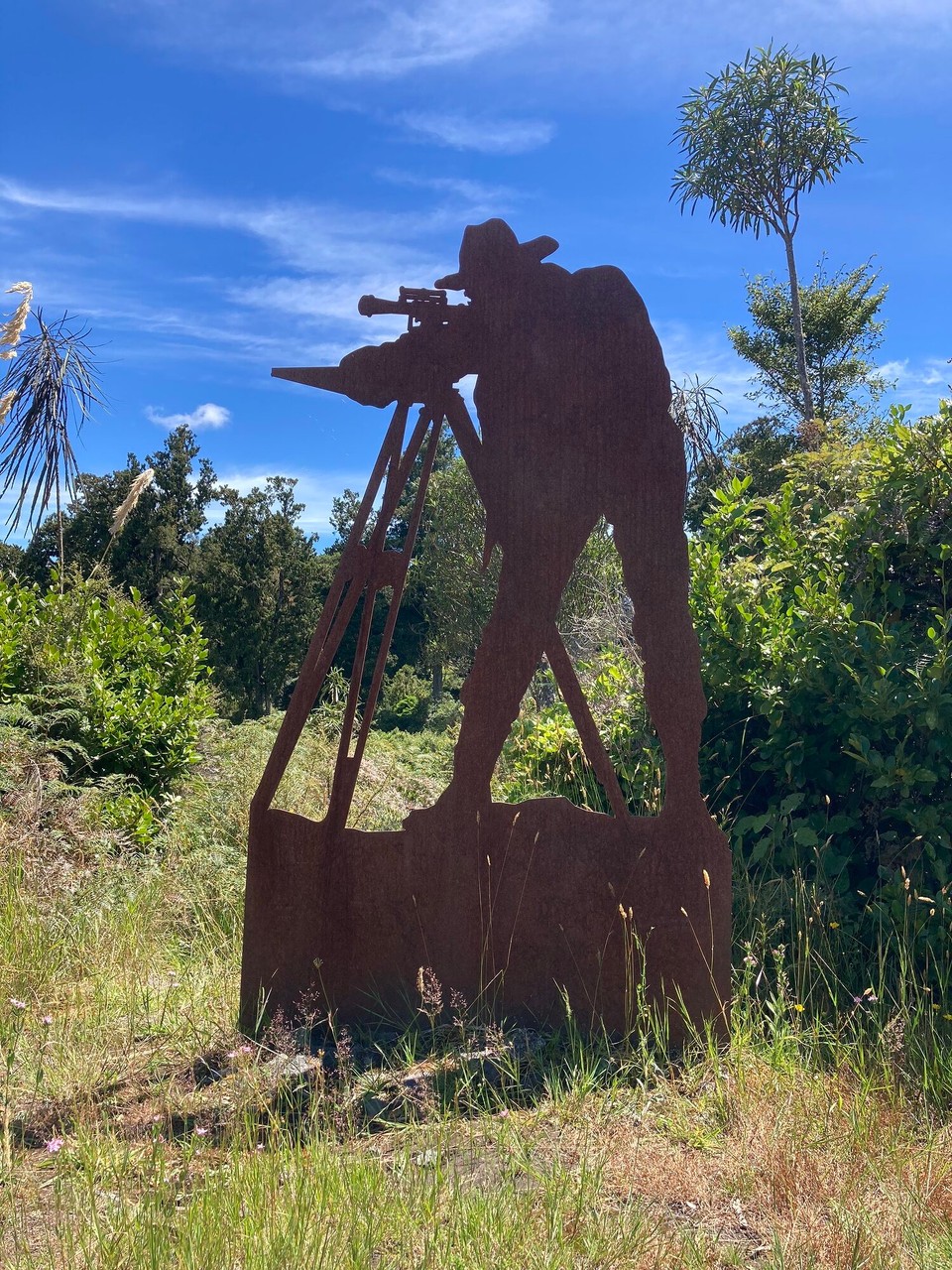 Neuseeland - Raetihi - Landvermessung damals