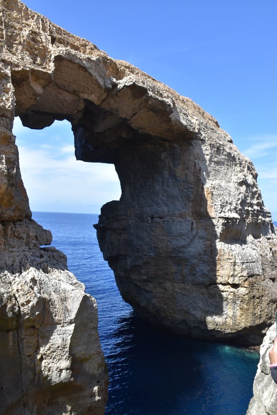 Malta - Ghasri - Wied Il-Mielaħ
Dies ist das letzte große Azure Window auf Malta, man erreicht es durch einen schmalen Pfad an der Felswand entlang.