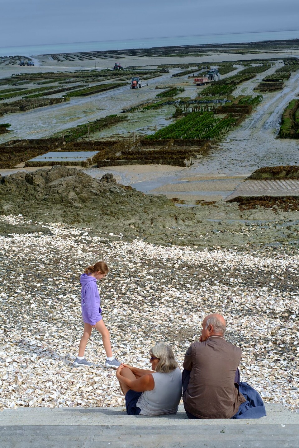 Frankreich - Cancale - … und versucht dabei niemanden zu treffen!