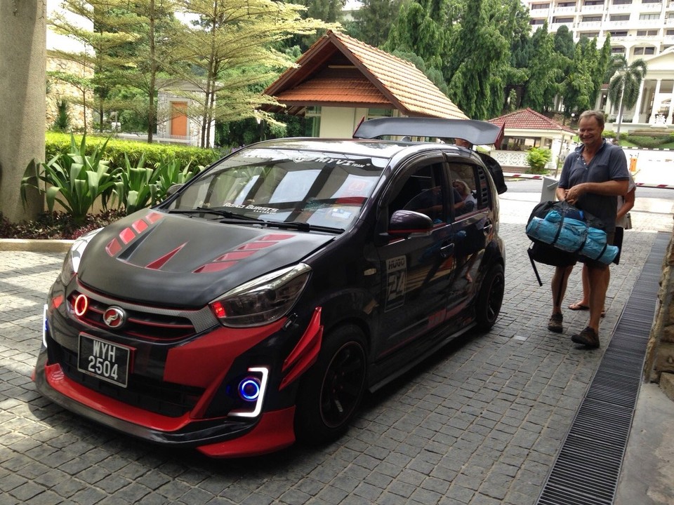 Malaysia - Kuala Lumpur - Leaving KL in our ‘pimped’ ride