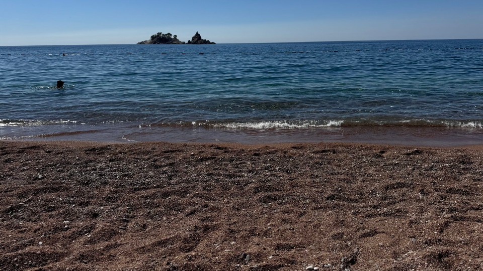 Montenegro - Golubovci - Das war unser Ausblick für den Rest des Tages.