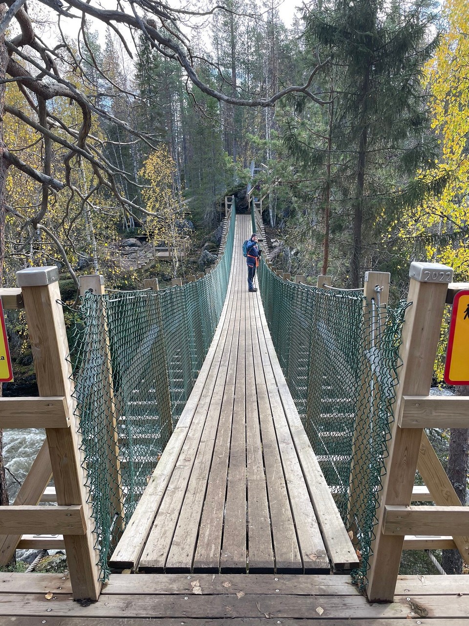 Finnland - Rukatunturi - Hängebrücke Nr. 1