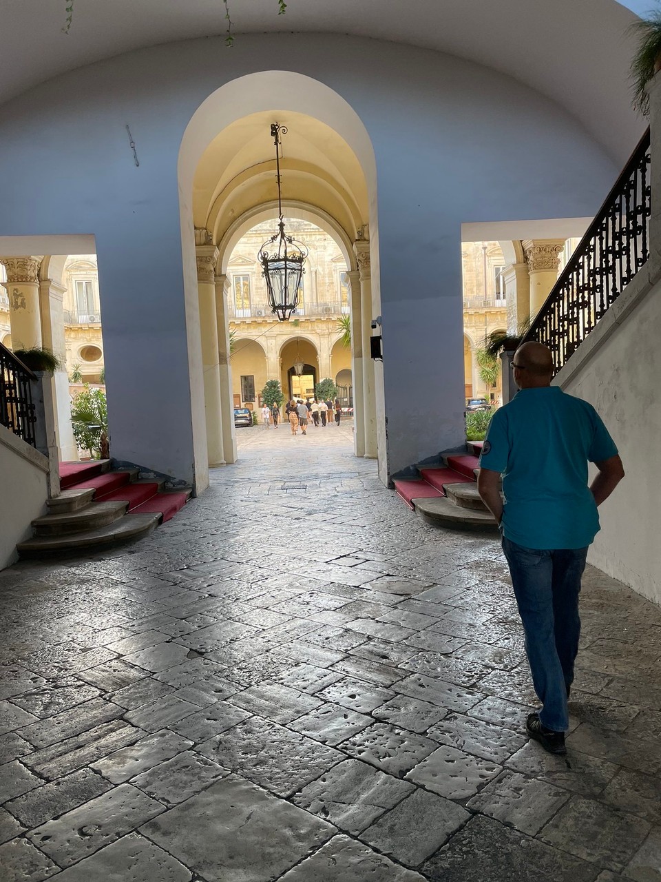 Italien - Vernole - Lecce - Eingang in die Altstadt 