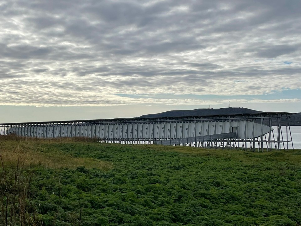 Norwegen - Vestre Jakobselv - Halle von außen 