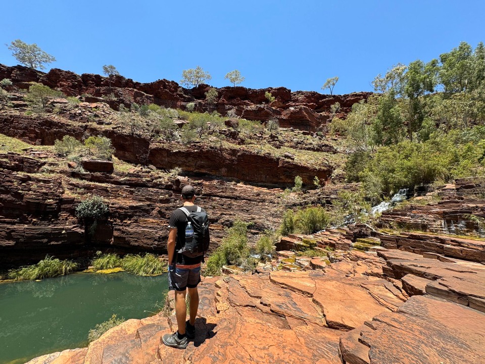 Australien - Karijini - Fern Pool vo oba