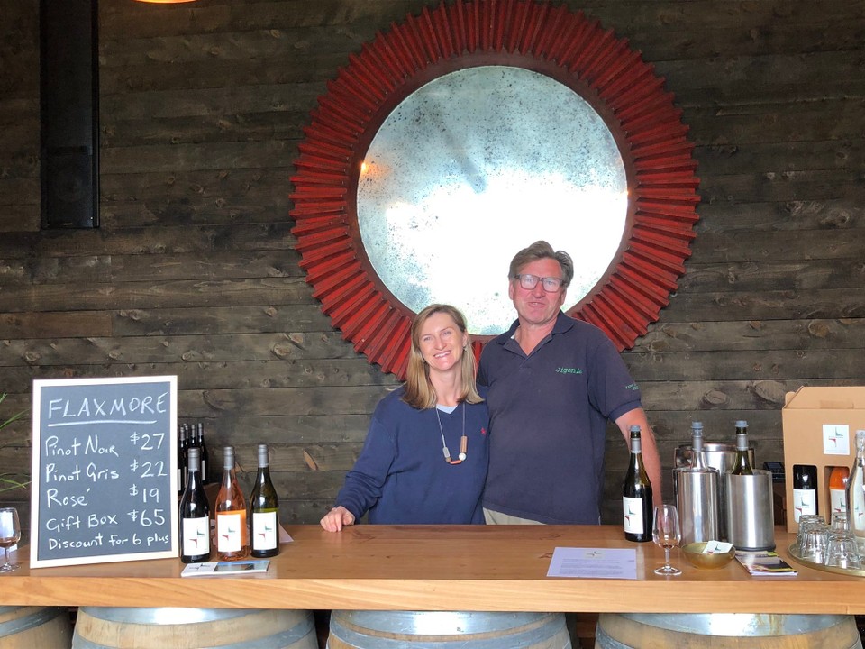 Neuseeland - Upper Moutere - Flaxmore cellar door 