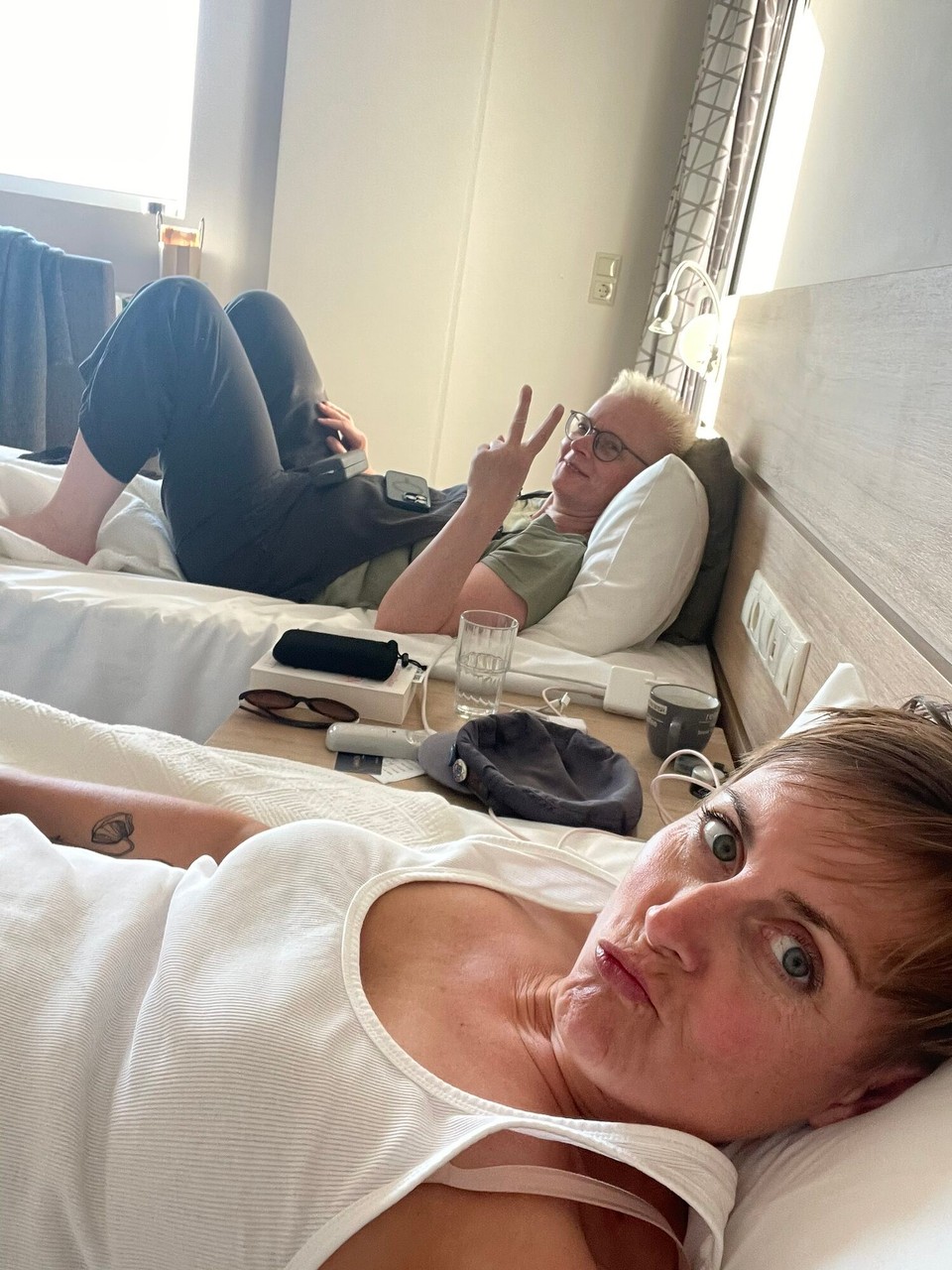 Griechenland - Sellia - Der Wind ist anstrengend… ;0)
Kurzes Päuschen bevor‘s zum Essen geht. 