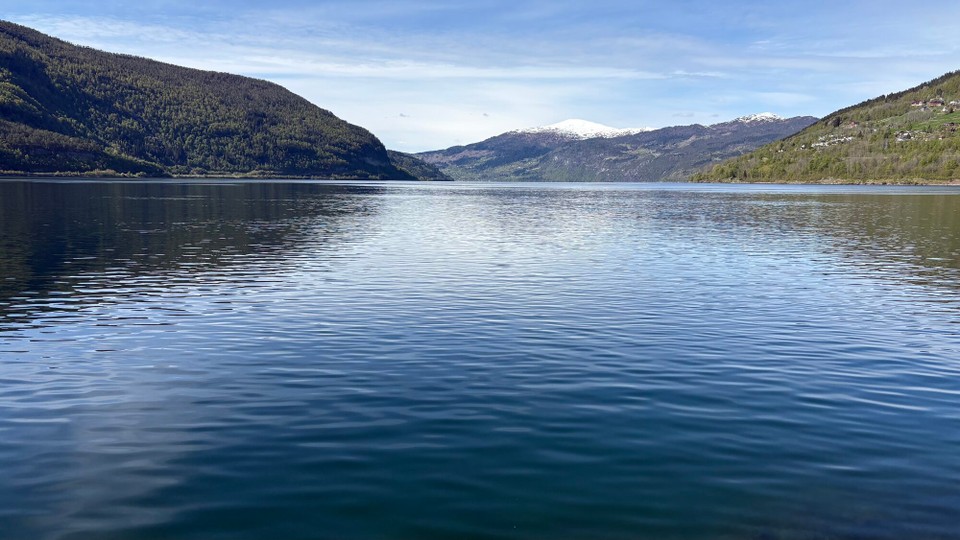 Norwegen - Volda - Blick auf den Innvikfjord
