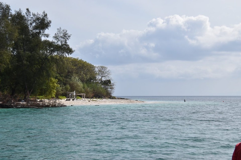 Indonesien - Kabupaten Lombok Barat - Erster Stopp „Gili Nanggu“ Eine Insel mit einem wunderschönen Riff.