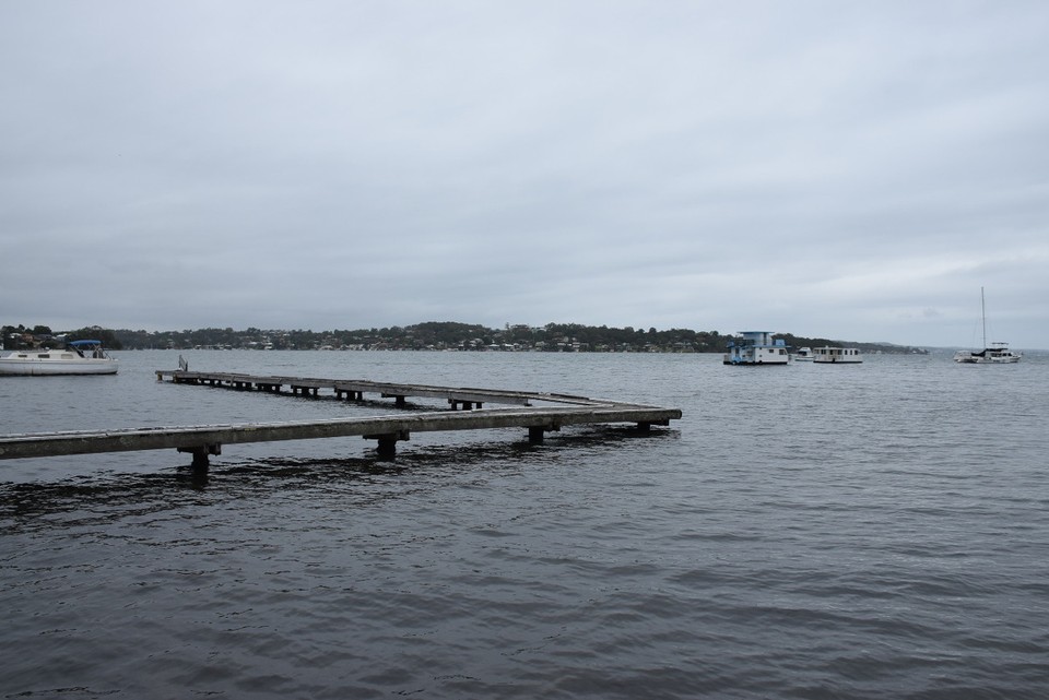 Australien - Lake Macquarie  - Der Blick auf Lake Macquarie von Wangi Wangi aus
