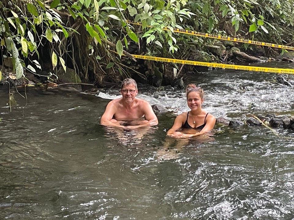Costa Rica - San Carlos - Zum Abschluss noch ein kurzes Bad in den natural hot springs 💦 