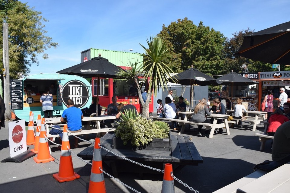 Neuseeland - Christchurch - Food Court in der Mall